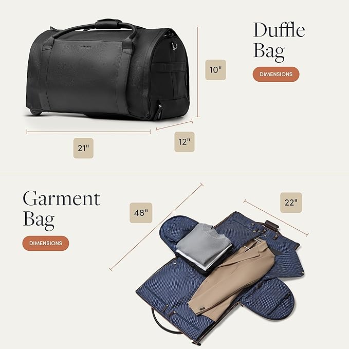 Wrinkle-Free Travel Duffle — The Smart Garment Bag for Business Trips
