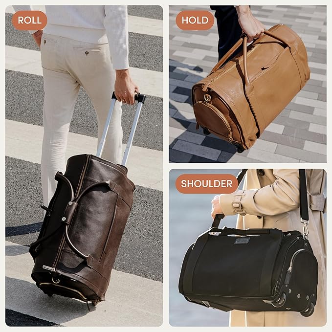 Wrinkle-Free Travel Duffle — The Smart Garment Bag for Business Trips